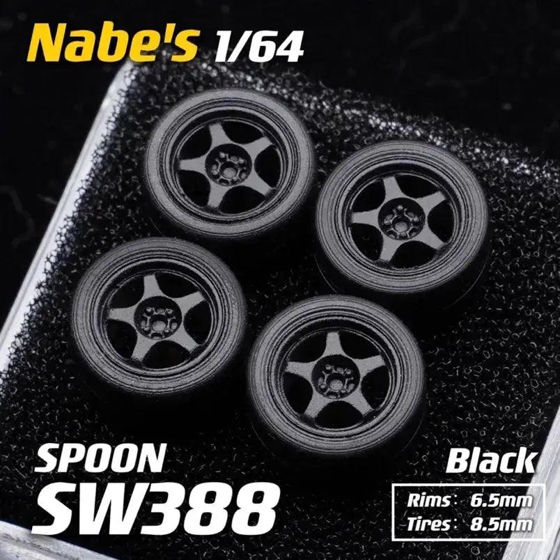  Diecast Wheels Rubber Tires Metal For 1 64 Cars JDM -  ToylandEU™