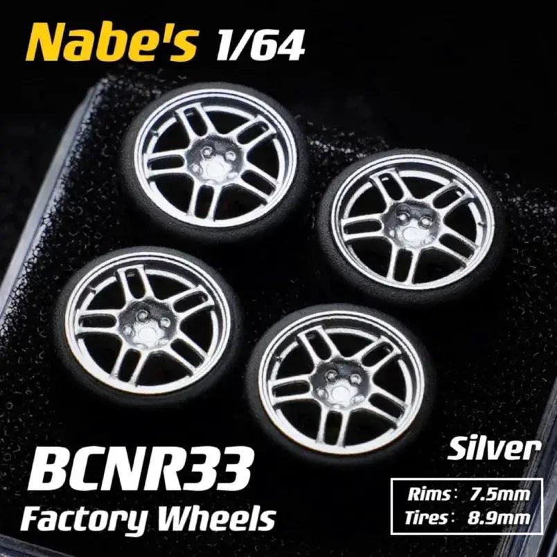  Diecast Wheels Rubber Tires Metal For 1 64 Cars JDM -  ToylandEU™