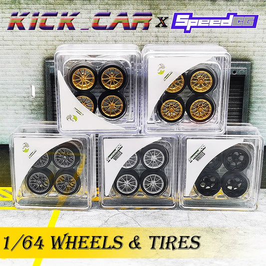 Diecast Wheels With Premium Rubber Tires For Hot Wheels Cars