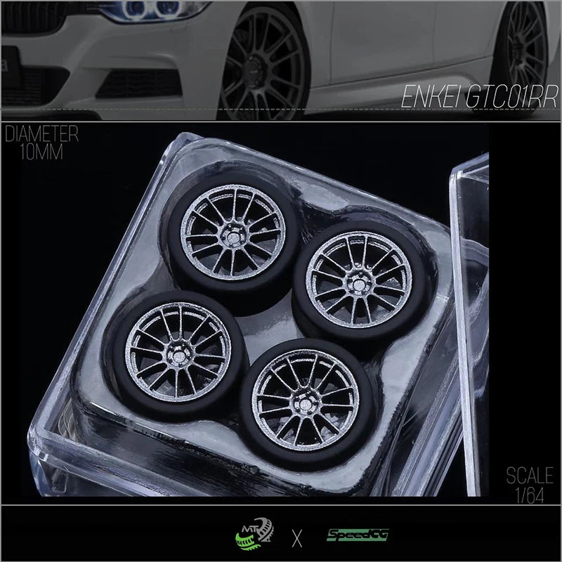 Diecast Wheels With Premium Rubber Tires For Hot Wheels Cars