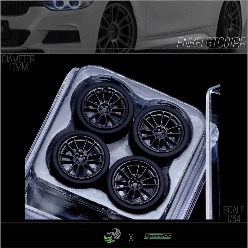 Diecast Wheels With Premium Rubber Tires For Hot Wheels Cars