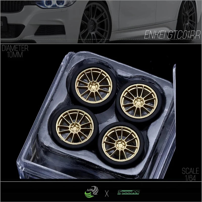 Diecast Wheels With Premium Rubber Tires For Hot Wheels Cars