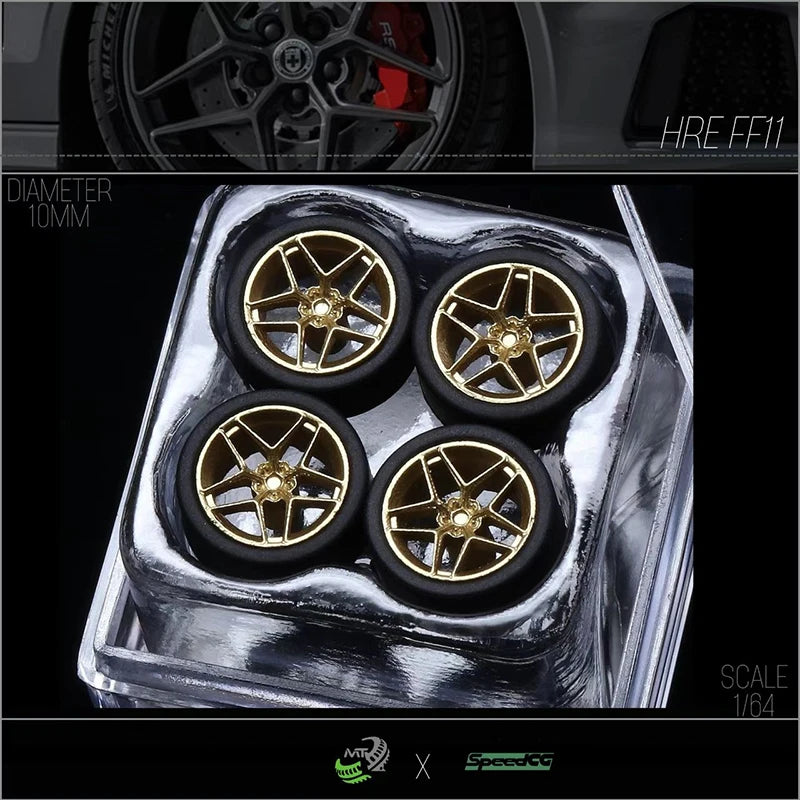 Diecast Wheels With Premium Rubber Tires For Hot Wheels Cars