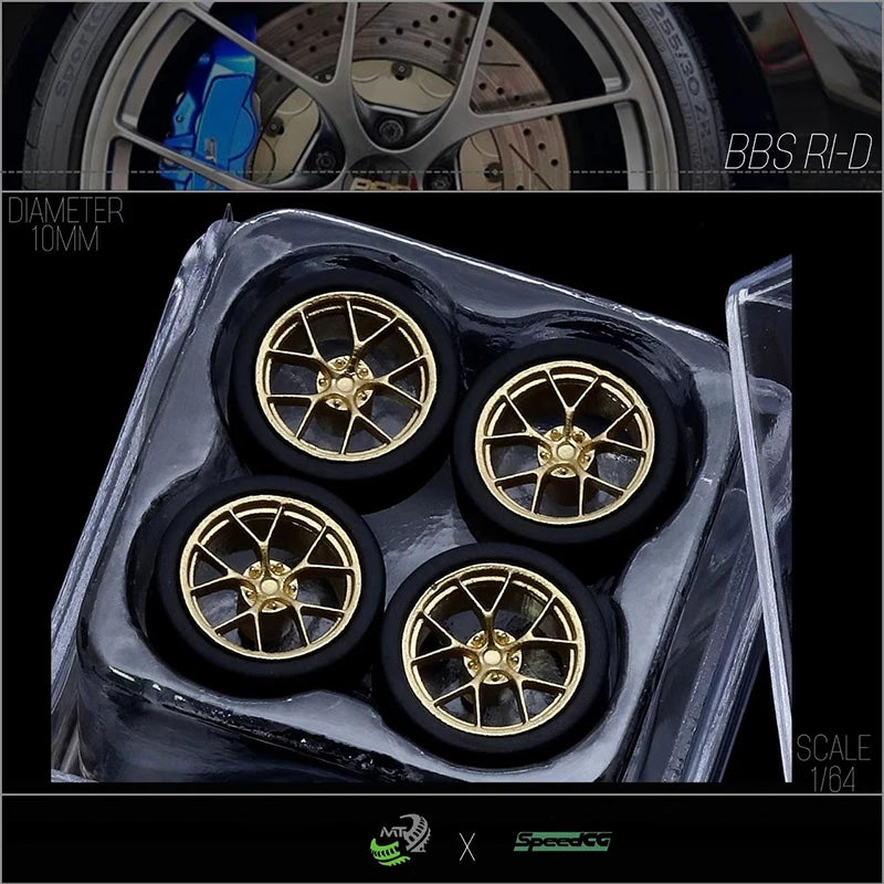 Diecast Wheels With Premium Rubber Tires For Hot Wheels Cars