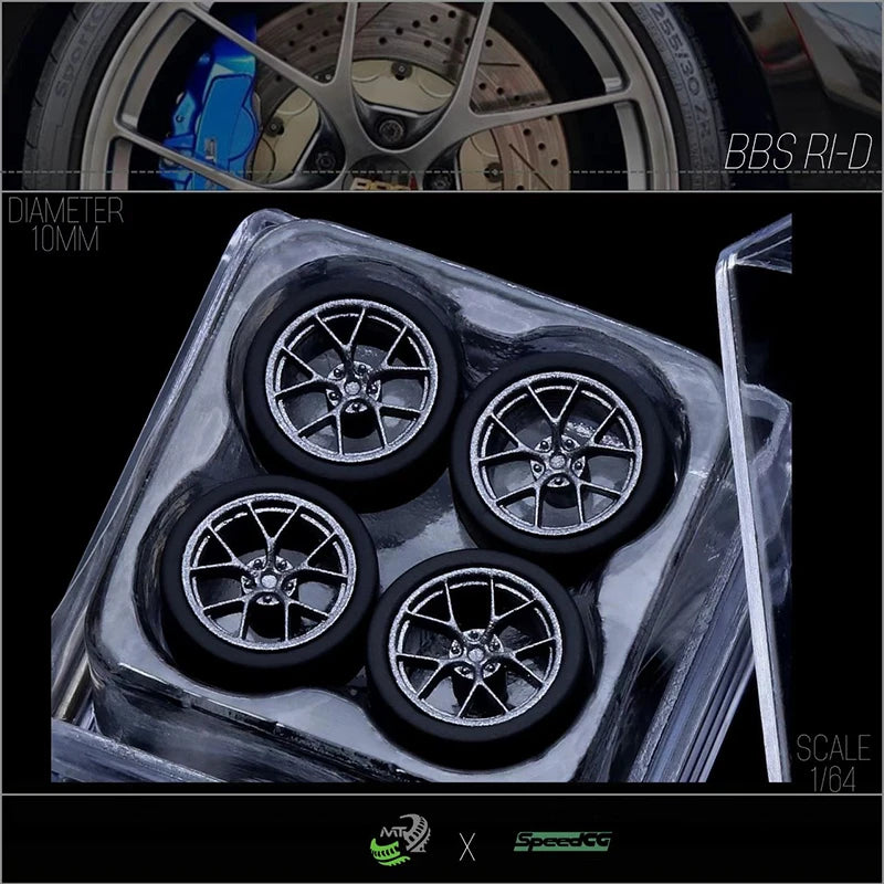 Diecast Wheels With Premium Rubber Tires For Hot Wheels Cars