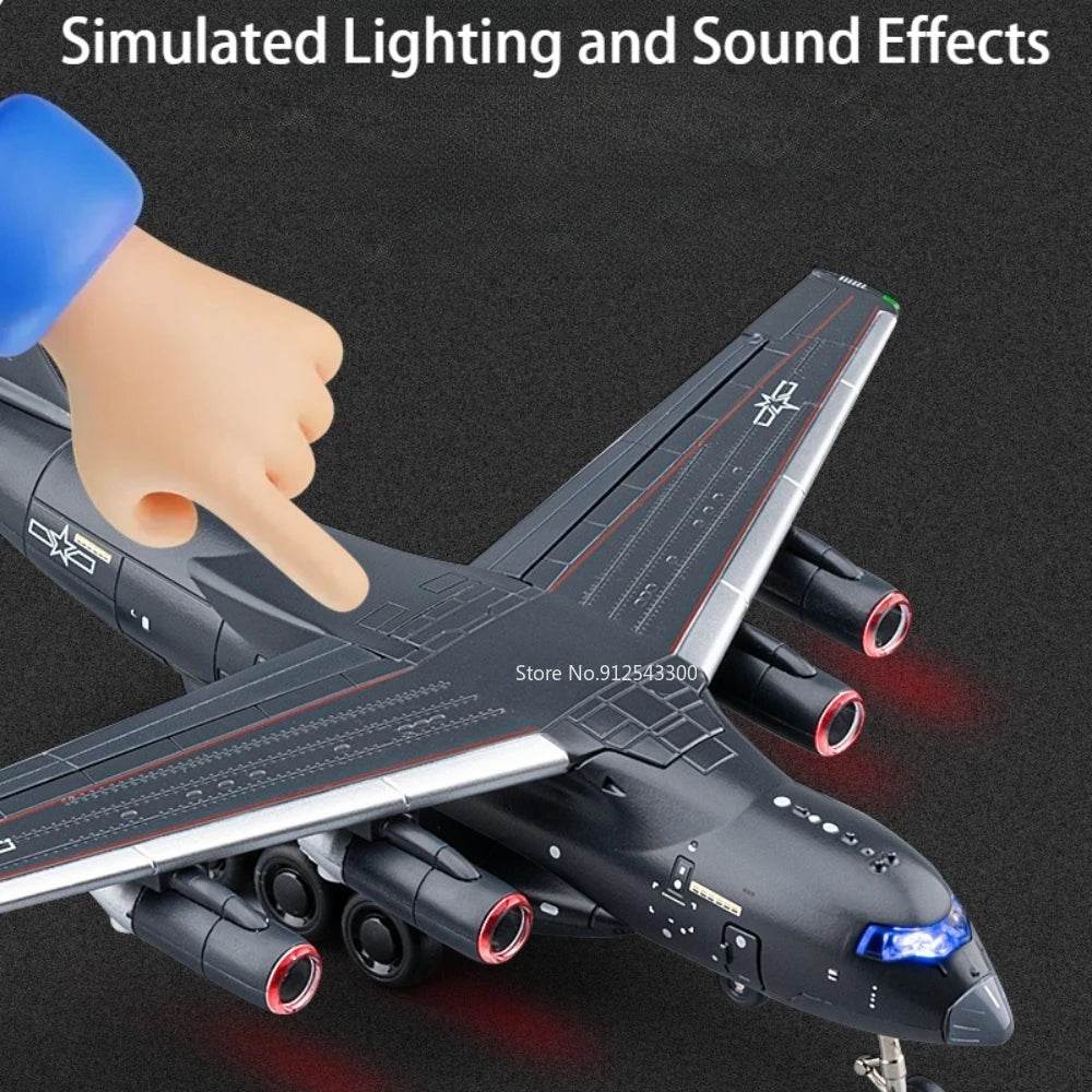 Diecast Y20 Transport Aircraft Model Metal Body For Kids - ToylandEU