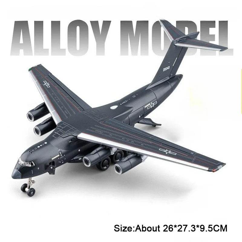 Diecast Y20 Transport Aircraft Model Metal Body For Kids - ToylandEU