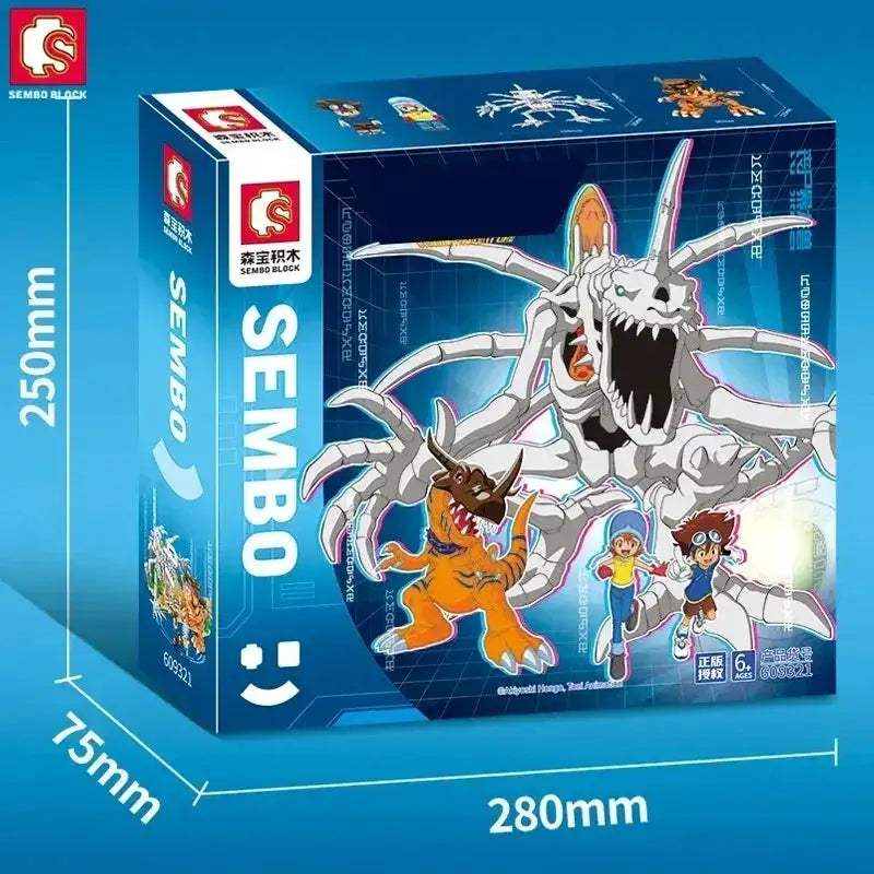 Digimon Adventure Lego Compatible Block Figures Garudamon Greymon Set - ToylandEU