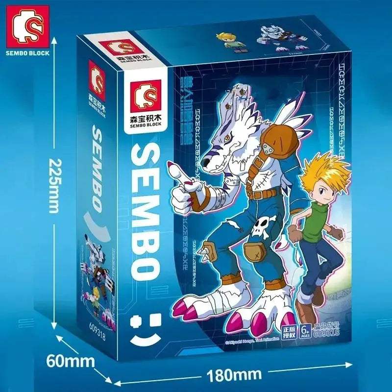 Digimon Adventure Lego Compatible Block Figures Garudamon Greymon Set - ToylandEU