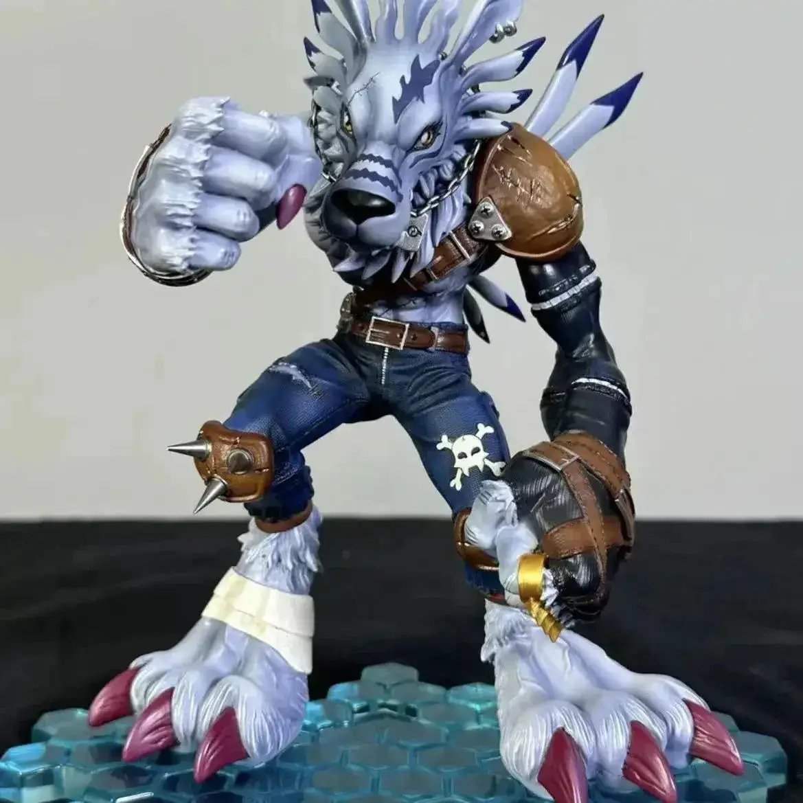 Digimon Adventure WereGarurumon Figurine, PVC Anime Figures and Statues Collectibles 18.5 cm - ToylandEU