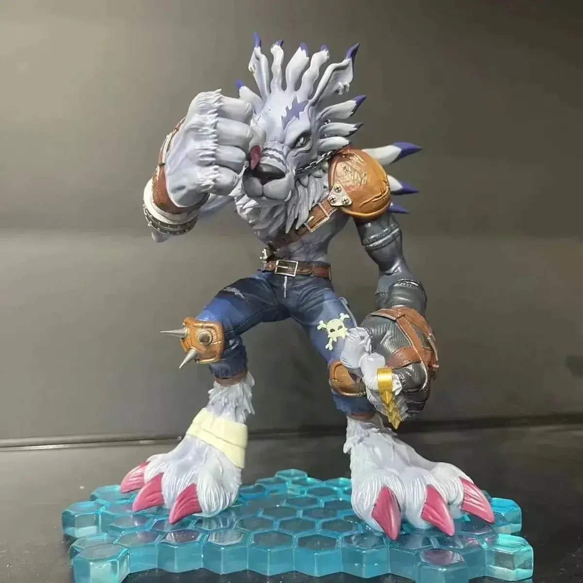 Digimon Adventure WereGarurumon Figurine, PVC Anime Figures and Statues Collectibles 18.5 cm - ToylandEU