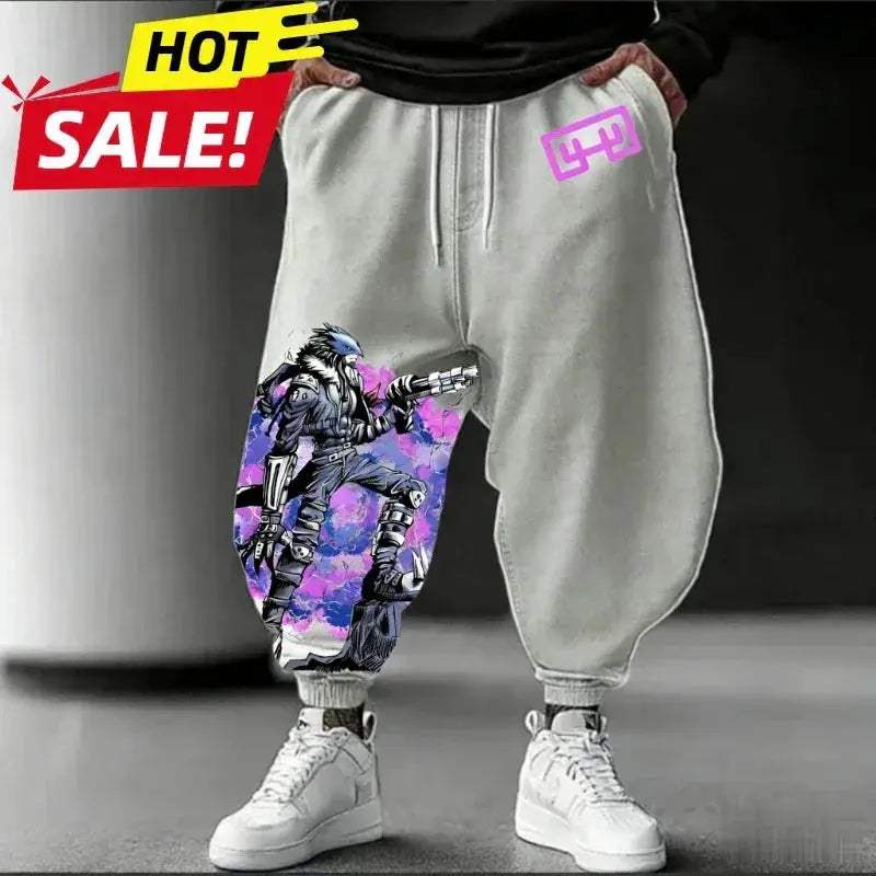 Digimon Beelzebumon Sweatpants Unisex Oversized Harajuku Streetwear - ToylandEU