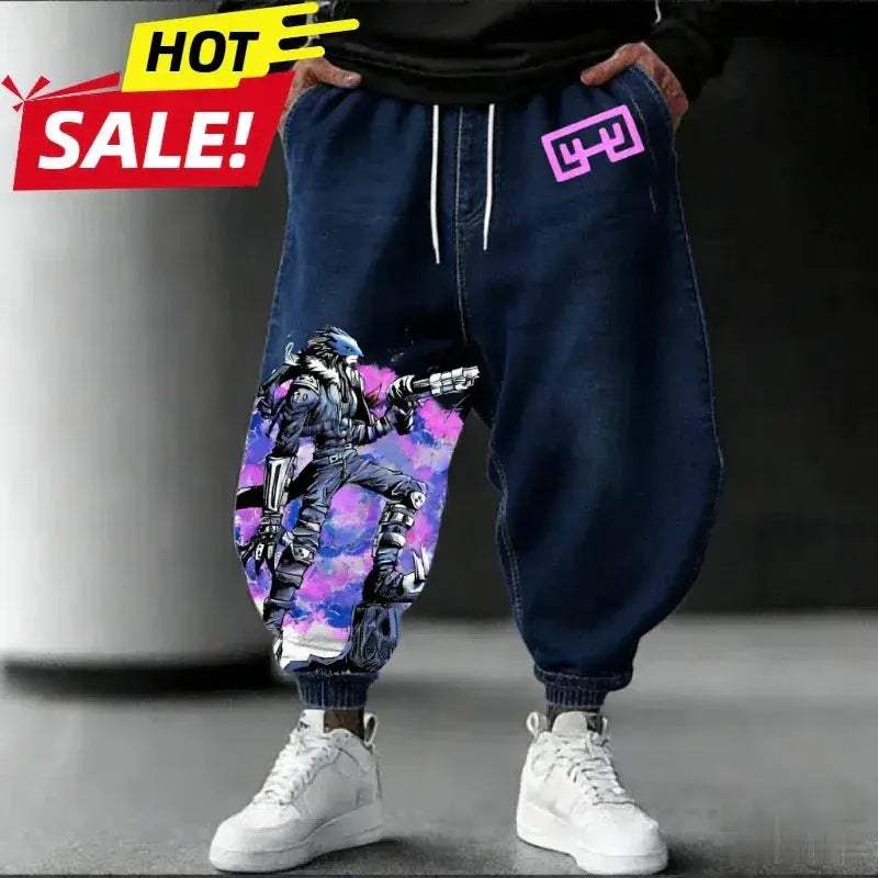 Digimon Beelzebumon Sweatpants Unisex Oversized Harajuku Streetwear - ToylandEU