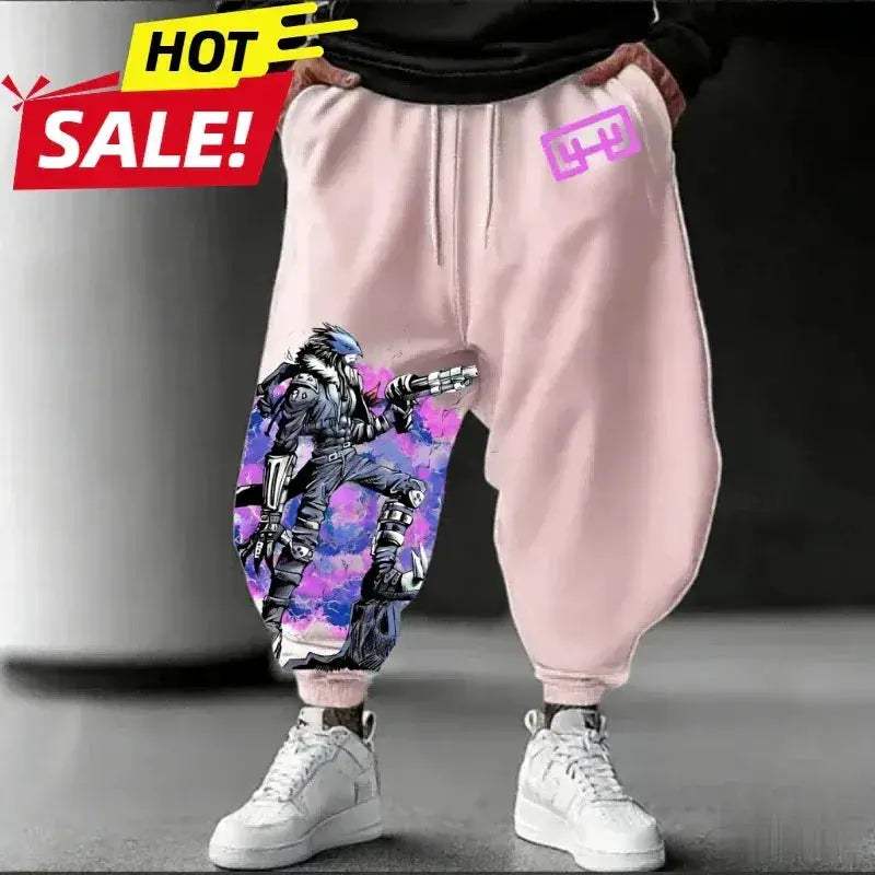 Digimon Beelzebumon Sweatpants Unisex Oversized Harajuku Streetwear - ToylandEU