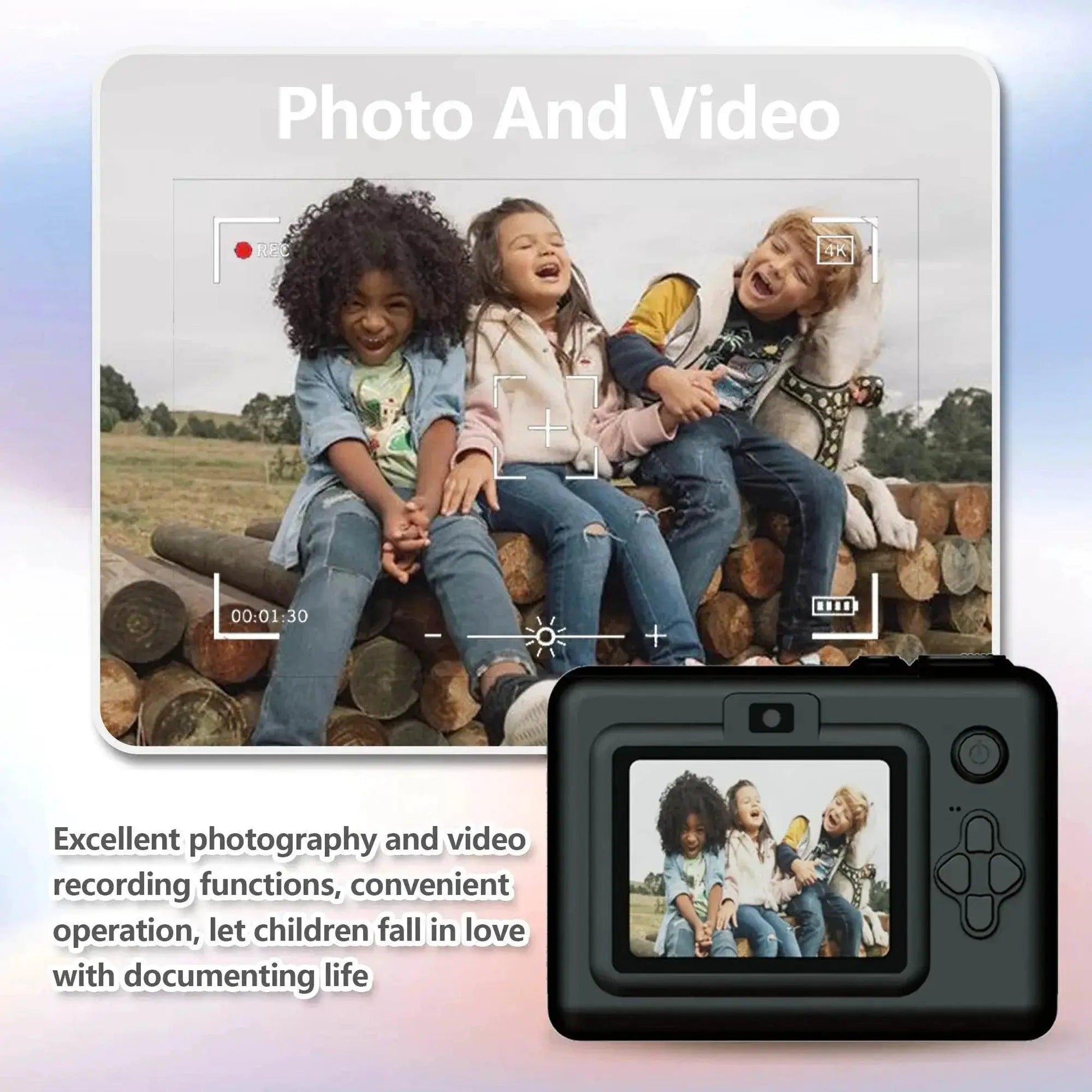 Digital Camera For Kids Instant Print Portable Small Camera -  ToylandEU™
