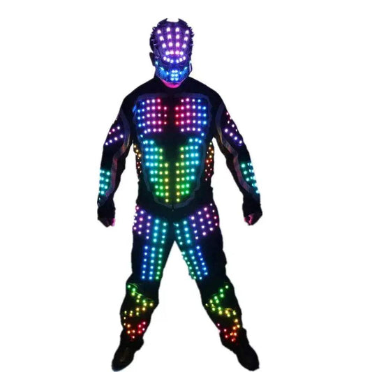 Digital LED Luminous Armor Light Up Jacket Glowing Costume - ToylandEU