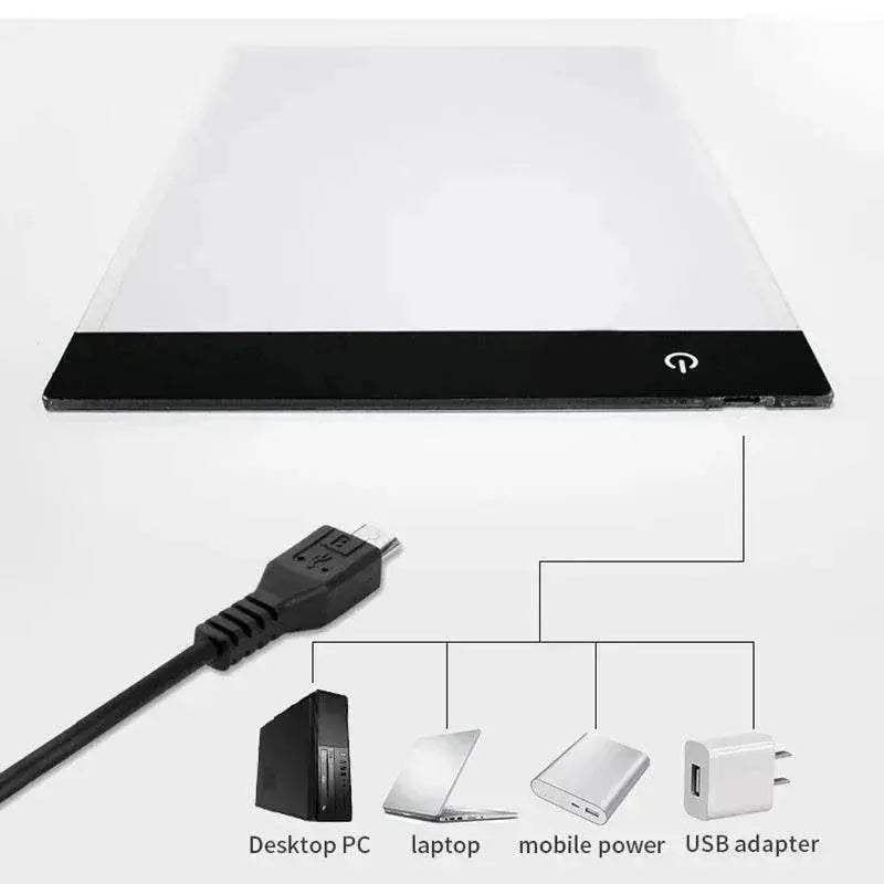  Vivid LED Drawing Copy Pad 3 Level Dimming Toyland EU -  ToylandEU™