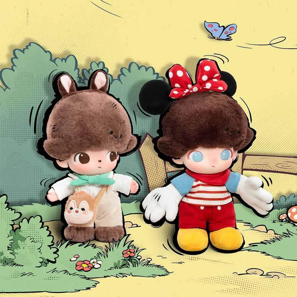 Dimoo World Disney Vinyl Plush Keychain Blind Box -  ToylandEU™