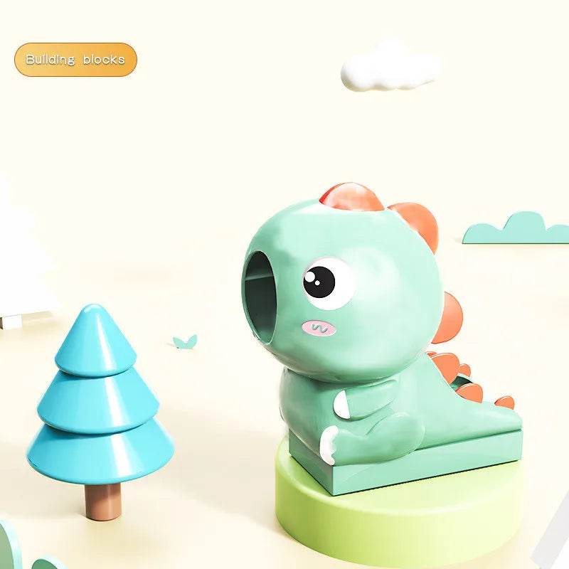 Dino Adventure Marble Run: 62-Piece Building Blocks for Creative Play - ToylandEU