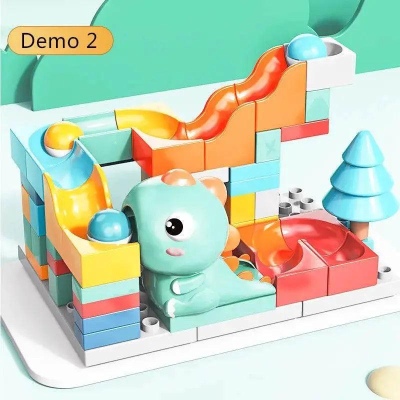  Dino Adventure Marble Run Building Blocks Set with 62 Pieces -  -  ToylandEU™
