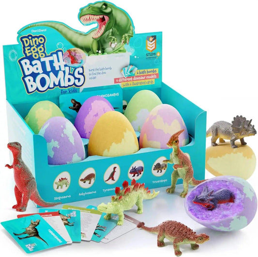  Dino Egg Bath Bombs With Toy Inside For Kids -  ToylandEU™