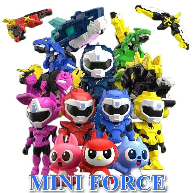 Dino Power Car Action Figure | Mini Force Model Toy Collection | Toylandeu