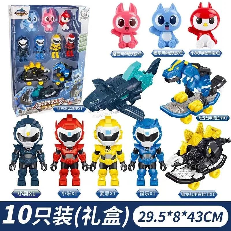 Dino Power Car Action Figure | Mini Force Model Toy Collection | Toylandeu