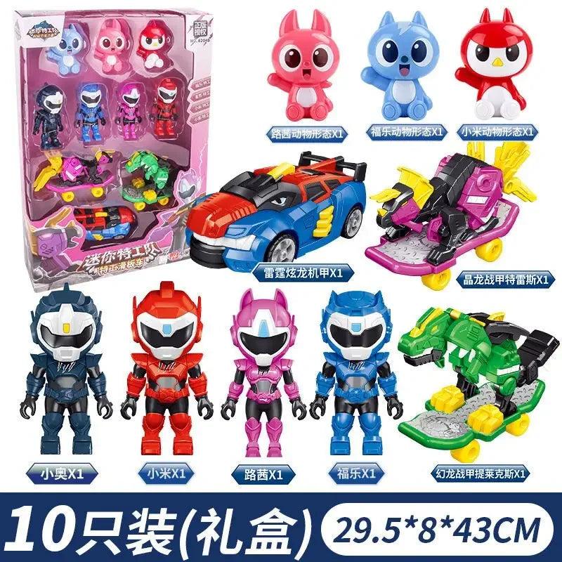 Dino Power Car Action Figure | Mini Force Model Toy Collection | Toylandeu