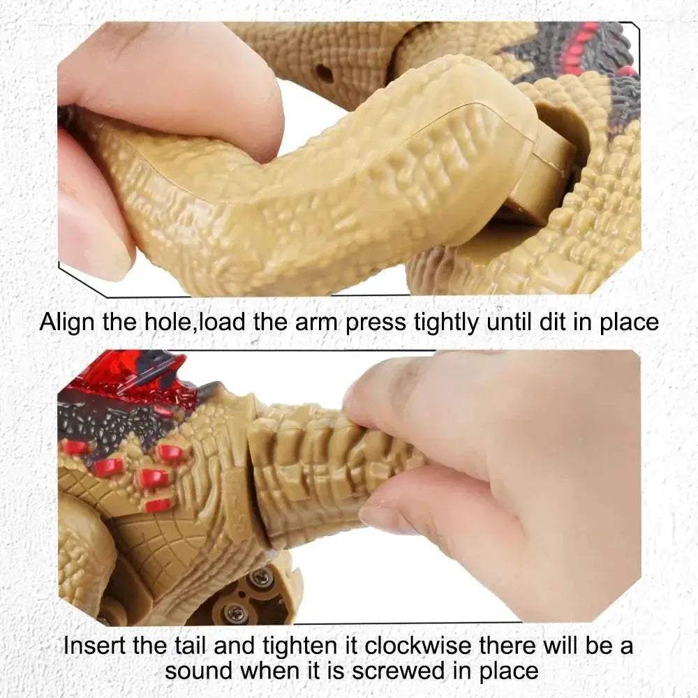  Dino Roar Remote Control Toy - Interactive Velociraptor with Realistic  -  ToylandEU™