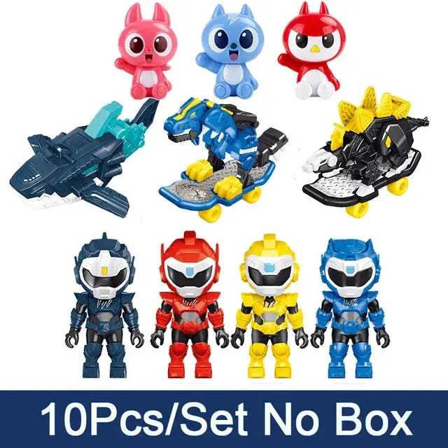 Dinosaur Action Figures Power Car Mini Force X Collection - ToylandEU