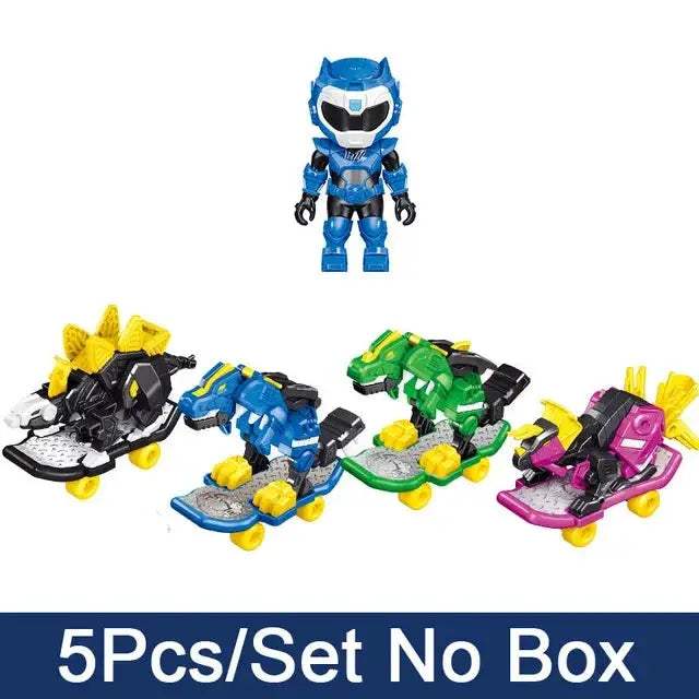 Dinosaur Action Figures Power Car Mini Force X Collection - ToylandEU