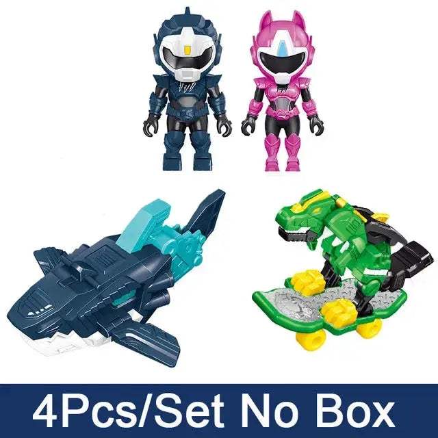 Dinosaur Action Figures Power Car Mini Force X Collection - ToylandEU