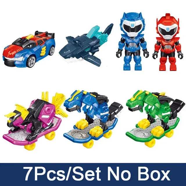 Dinosaur Action Figures Power Car Mini Force X Collection - ToylandEU
