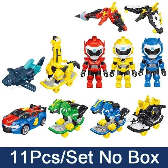 Dinosaur Action Figures Power Car Mini Force X Collection - ToylandEU
