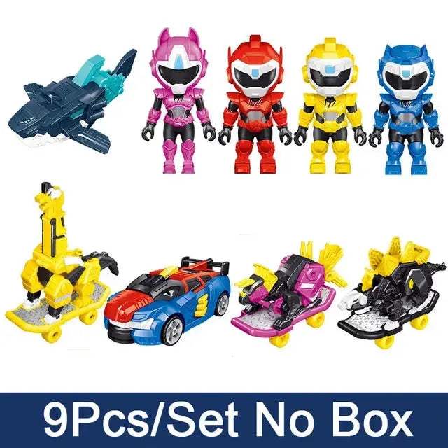 Dinosaur Action Figures Power Car Mini Force X Collection - ToylandEU