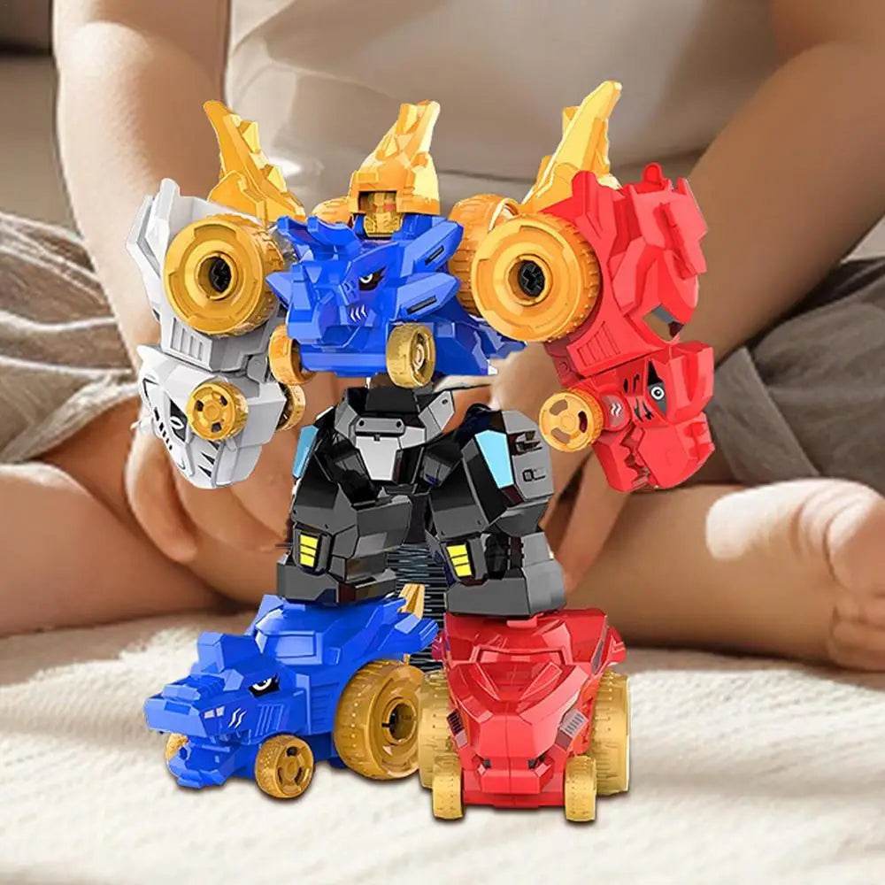 Dinosaur Adaptable Robot Toys 5-in-1 Action Figures - ToylandEU