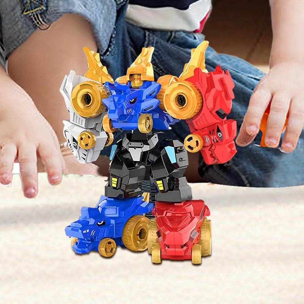 Dinosaur Adaptable Robot Toys 5-in-1 Action Figures - ToylandEU
