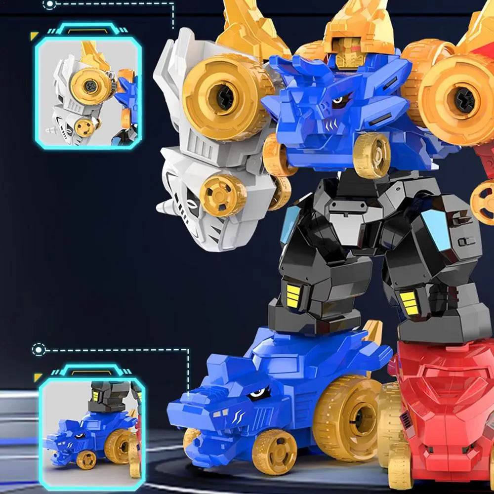 Dinosaur Adaptable Robot Toys 5-in-1 Action Figures - ToylandEU