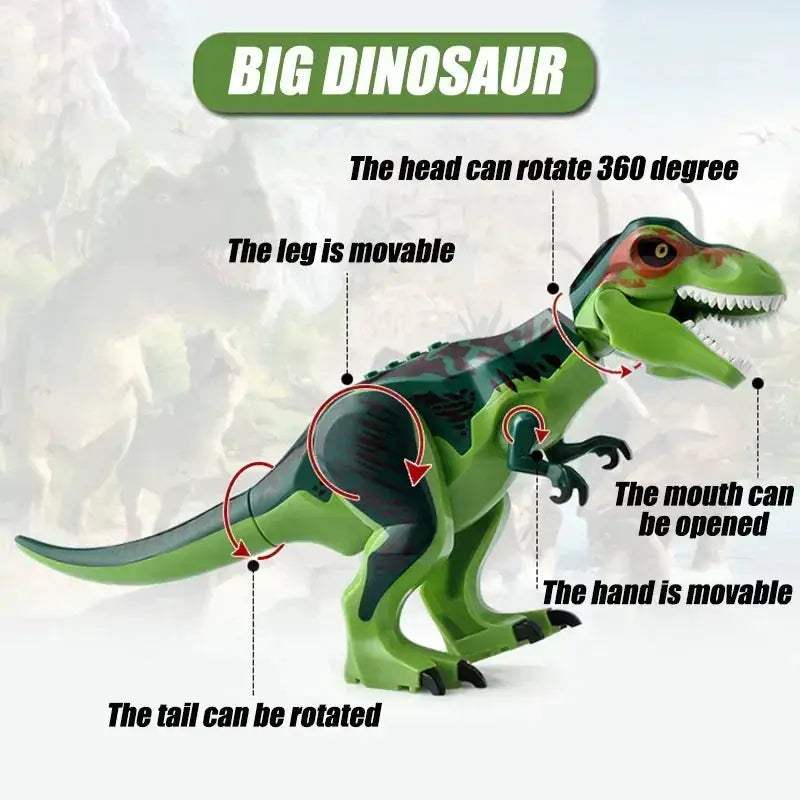 Dinosaur Building Blocks Educational Toy Compatible With Lego - ToylandEU