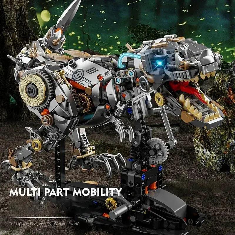  Dinosaur Building Blocks Mechanical T Rex Model -  ToylandEU™
