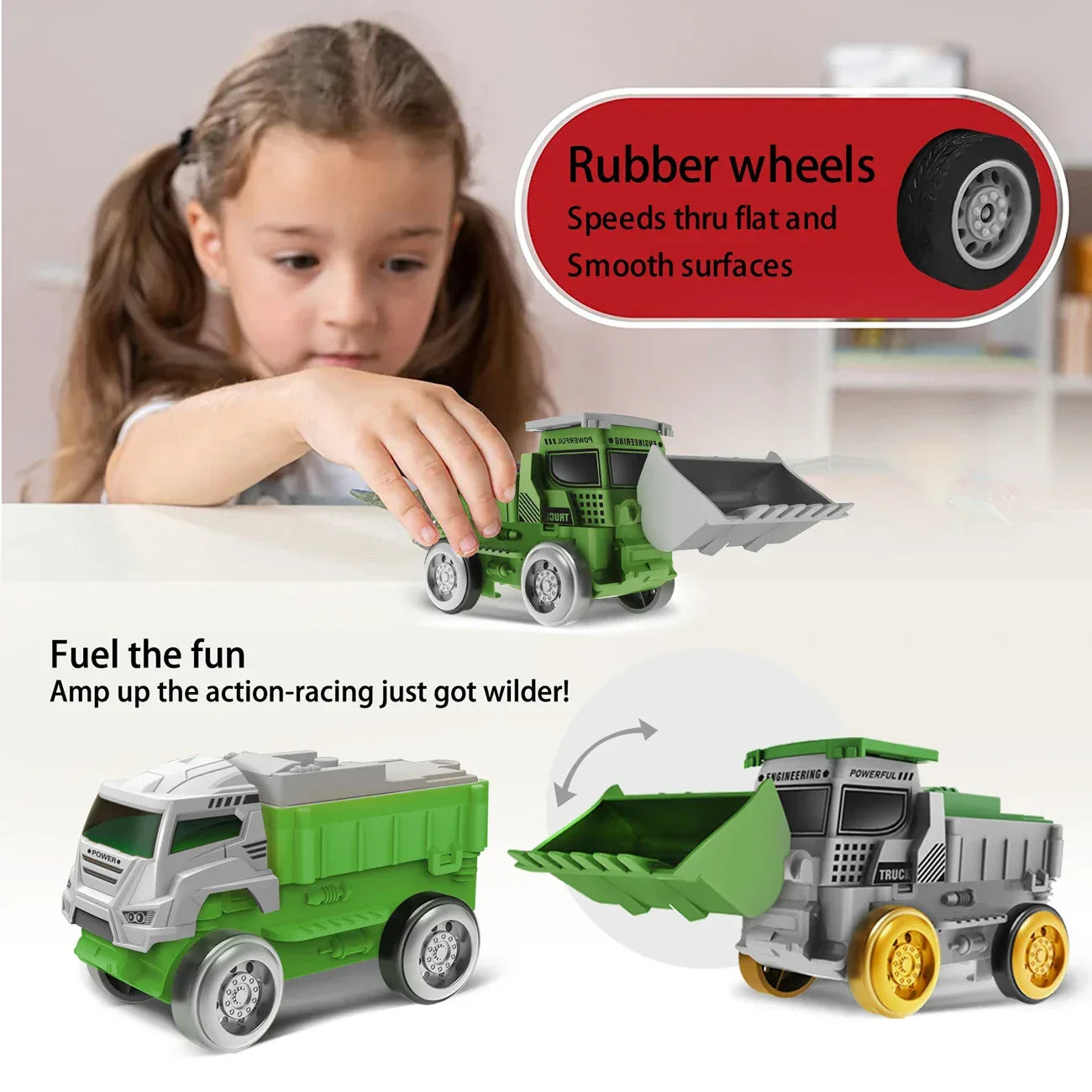 Dinosaur Car Track Flexible Rail Educational Puzzle Toy - ToylandEU