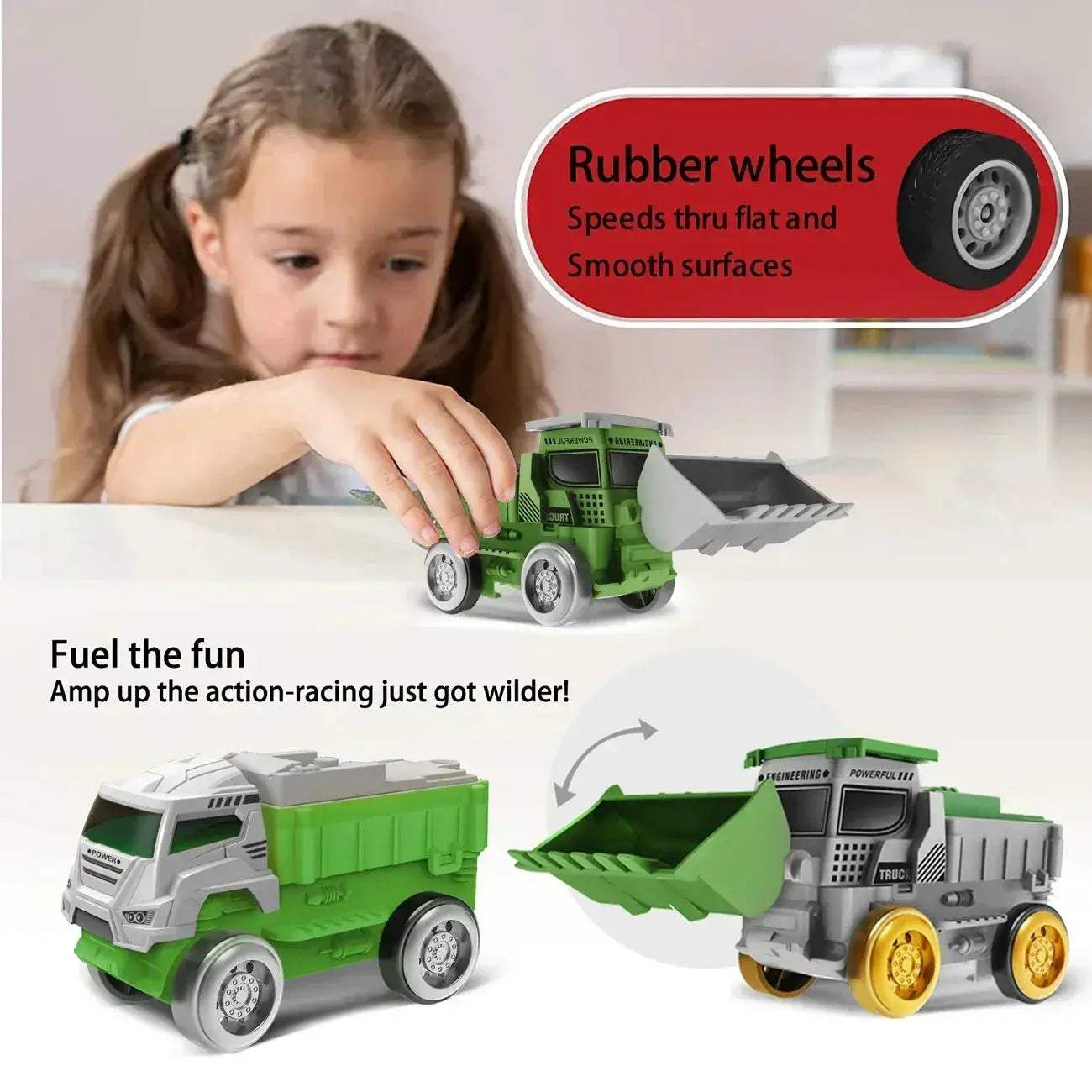  Dinosaur Car Track Flexible Rail Educational Toy -  ToylandEU™