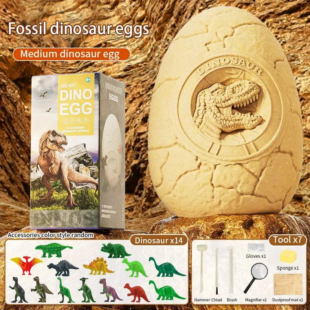 Dinosaur Dig Toy Archaeology Kit With Hidden Fossils - ToylandEU