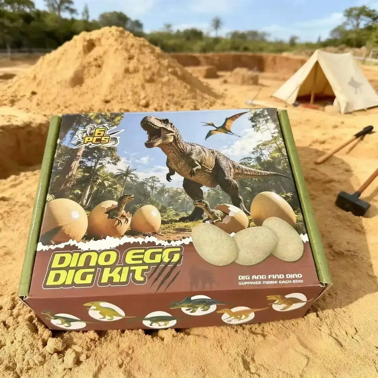 Dinosaur Egg Excavation Kit Six Educational Fossil Eggs -  ToylandEU™