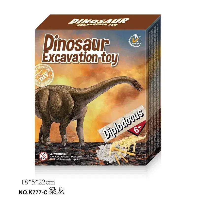 Dinosaur Excavation Kit For Kids Educational Fossil Discovery - ToylandEU