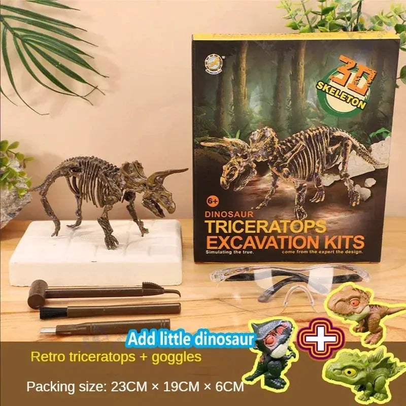 Dinosaur Fossil Dig Kit For Kids Educational Archaeology Toy - ToylandEU