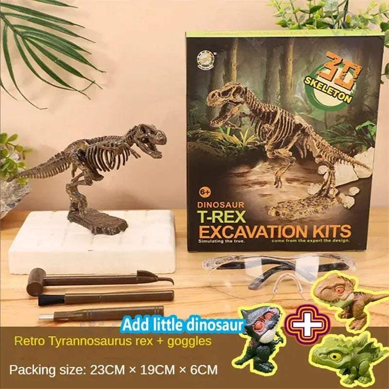 Dinosaur Fossil Dig Kit For Kids Educational Archaeology Toy - ToylandEU