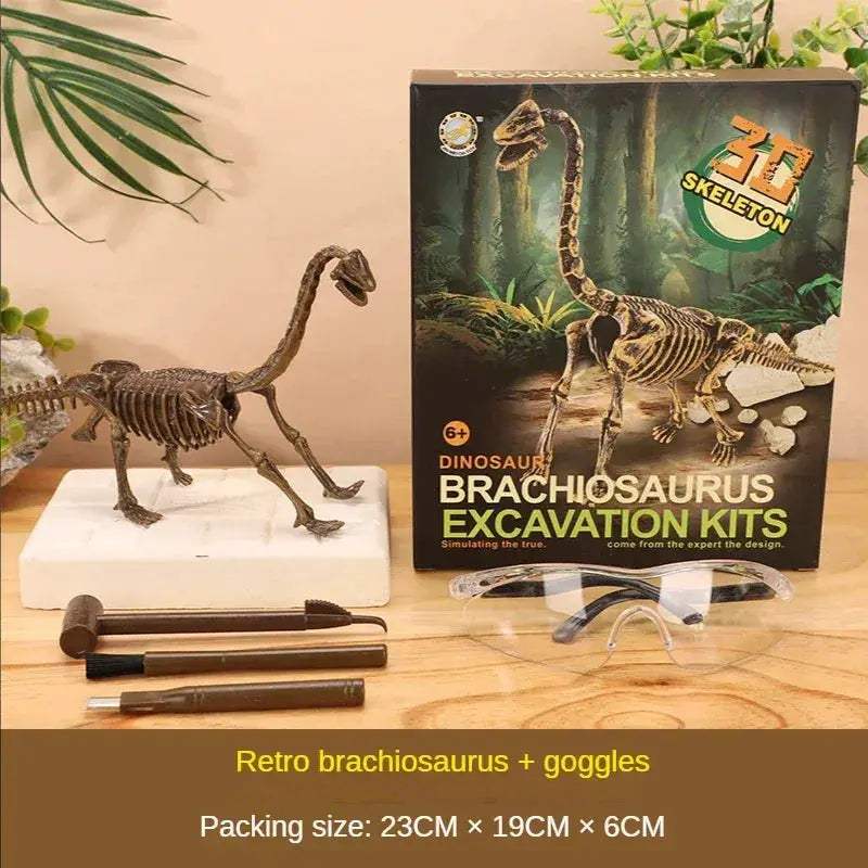 Dinosaur Fossil Dig Kit For Kids Educational Archaeology Toy - ToylandEU