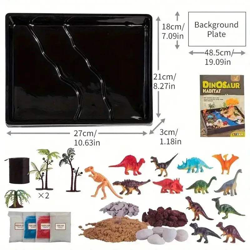 Dinosaur Habitat Experiment Kit For Creative Hands On Learning - ToylandEU