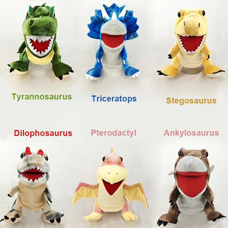  Dinosaur Hand Puppet Plush for Kids Soft and Safe -  ToylandEU™